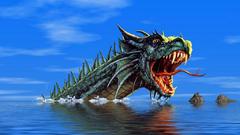 Water dragon just keep finding them