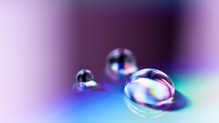 Water drops abstract jordan