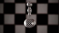 Water drops chess board