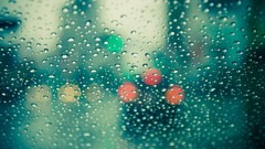 Water drops condensation blurred