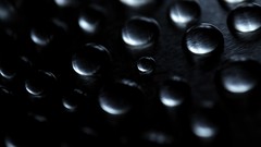 Water drops macro