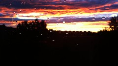 Water drops multicolor skyscapes