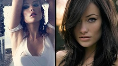 Water drops Olivia Wilde