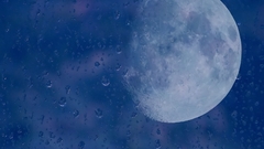 Water drops Space moon 1920x1200