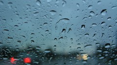 Water drops window panes