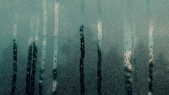 Water drops window wet