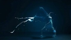 Water dude dancing Photo manipulation