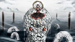 Water eyes Anime snakes red eyes noise drawings anime girls 