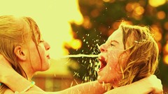 Water eyes woman fight lips faces blondes