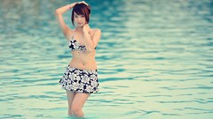 Water eyes woman Japan close-up Japanese Celebrity faces 