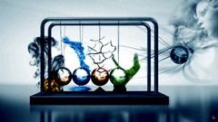 Water fire abstract air Earth elements Wood artwork digital art 