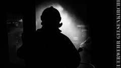 Water fire lights trucks phones firefighter 1964