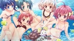 Water fish Anime anime girls ecchi bikini Smile Precure