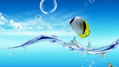 Water fish digital art