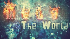 Water flames ice blue