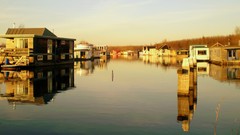 Water germany houses canal