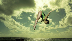 Water girl jump time nice stopping