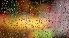 Water glass water drops