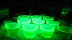Water glowing