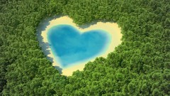 Water Hearts lakes forests