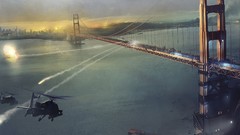 Water Helicopters San Francisco vehicles missiles golden gate 