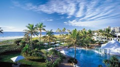 Water Hotel palm trees spa swimming pools