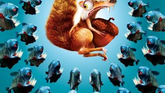 Water Ice Age Piranha artwork scrat