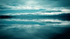 Water lakes skyscapes