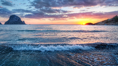 water landscape photography nature coast Sea sunlight clouds