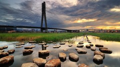 Water Landscapes cityscapes grass