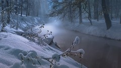 Water Landscapes nature winter