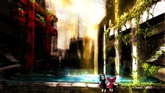 Water Landscapes touhou miko