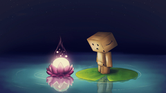 Water Lilies lotus flowers water amazon Flowers digital art