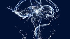 Water liquid surreal dancers