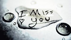 Water love water drops message