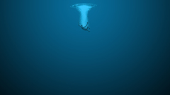 Water minimalistic lonely drowning