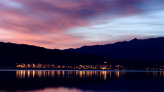 Water Mountains clouds Landscapes