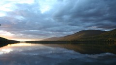 Water Mountains clouds Landscapes