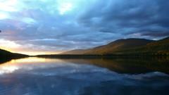 Water Mountains clouds Landscapes