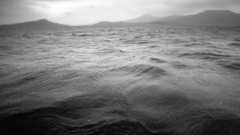 Water Mountains grayscale monochrome
