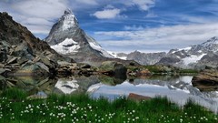 Water Mountains Landscapes