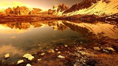 Water Mountains Landscapes lakes