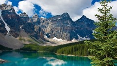 Water Mountains Landscapes lakes