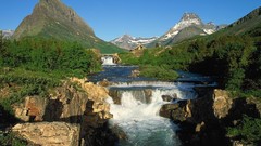 Water Mountains Landscapes nature