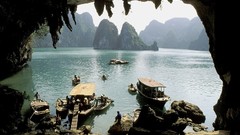 Water Mountains Landscapes nature