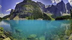 Water Mountains Landscapes nature