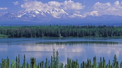 Water Mountains Landscapes nature