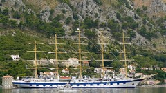 Water Mountains Landscapes ships