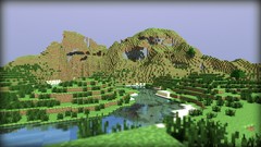 Water Mountains minecraft cinema 4d