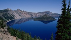 Water Mountains Trees